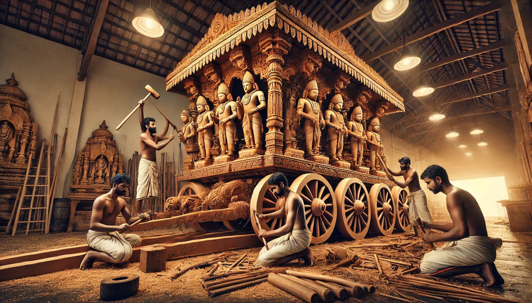 The Rich Legacy of Wooden Handicraft God and Goddess statues in South India