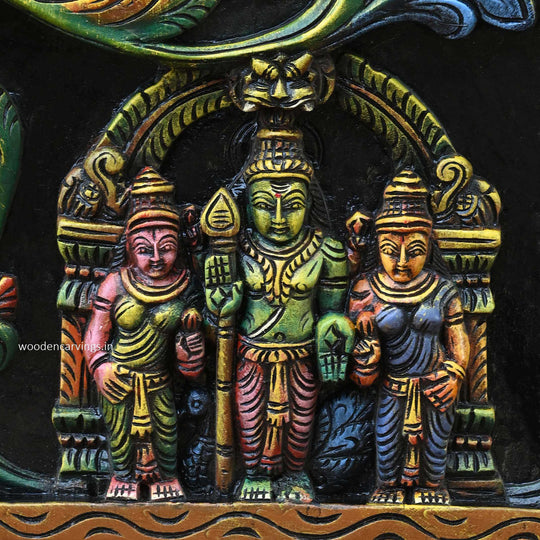 Lord aarupadai Murugan Wall Hanging Panel 84"