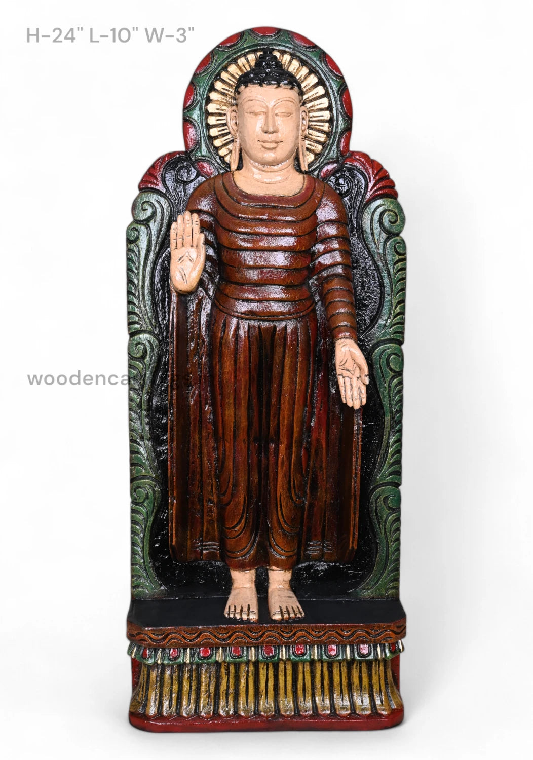 Enlightenment Lord Buddha Blessing Sculpture WC4016 (1)