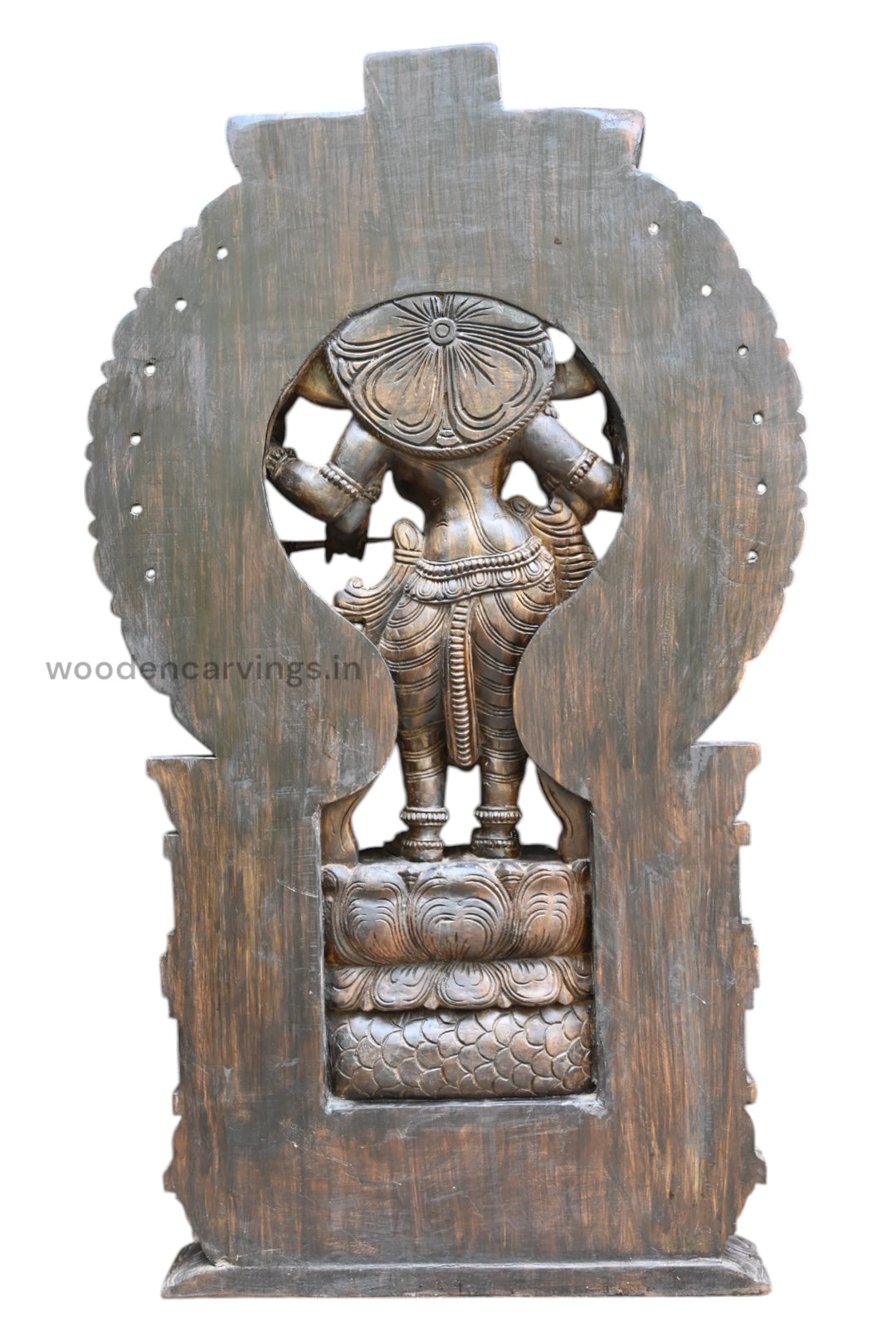 Standing Annalakshmi on bagasura Sculpture WC4137 (9)