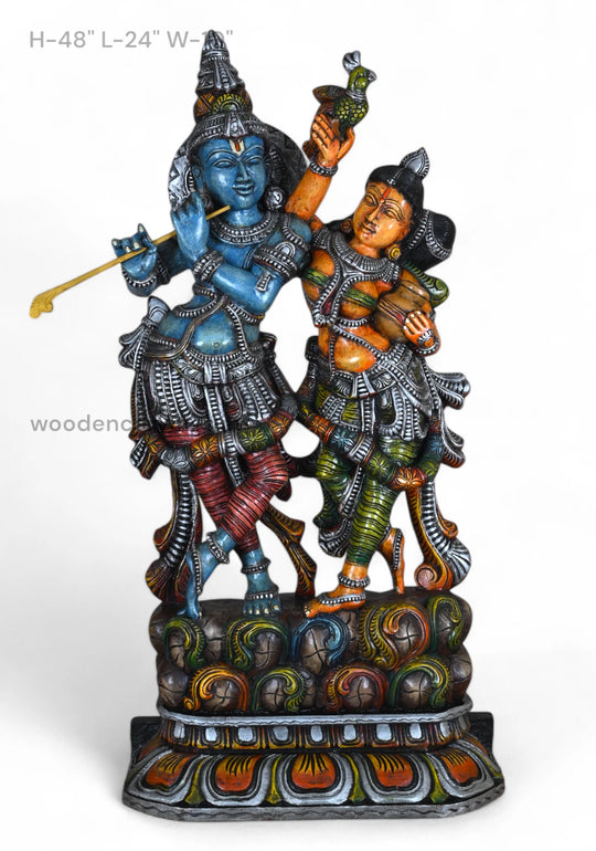 Eternal Radha Krishna Multicoloured Masterpiece WC4313 (1)