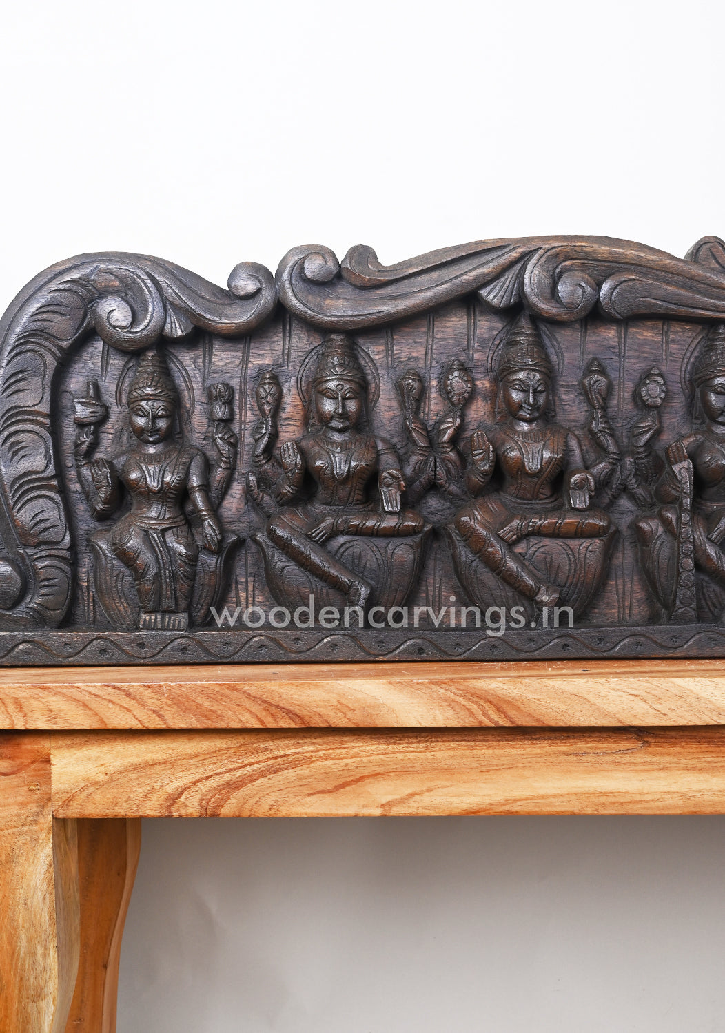 Panel of AstaLakshmi Goddess Powerful Eight Forms Horizontal Wall Panel 48"