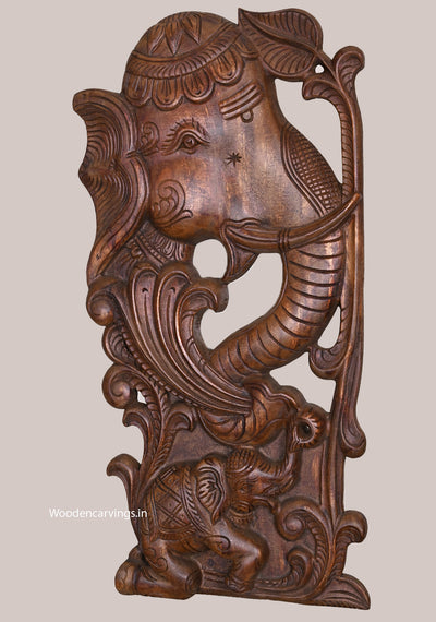 2ft Gifting and Home Decorations Light Weight Vertical Elephant Hooks Fixed Fine Finishing Wall Mount 24"