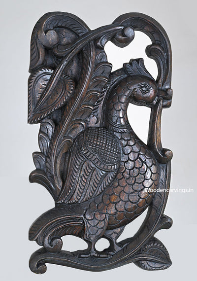 Wooden Standing Hamsa Bird Wall Mount 18"