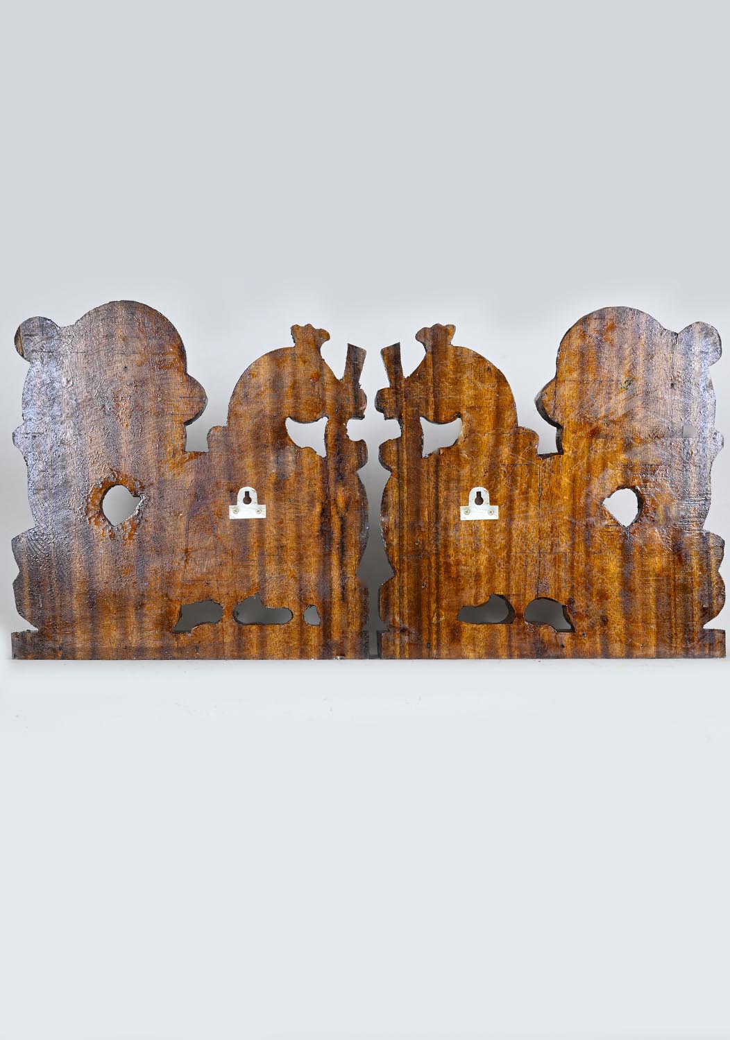 Light Weight Polished Wood Decor Hamsa Birds 12"