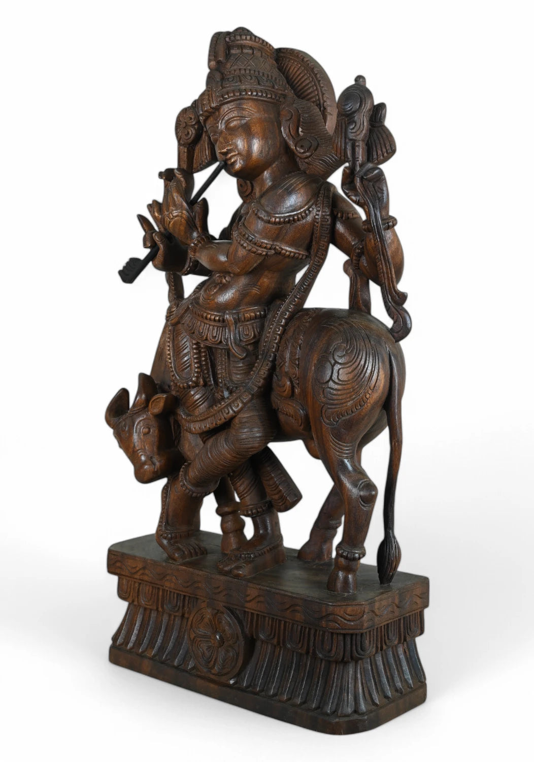 Wooden Krishna Statue_2