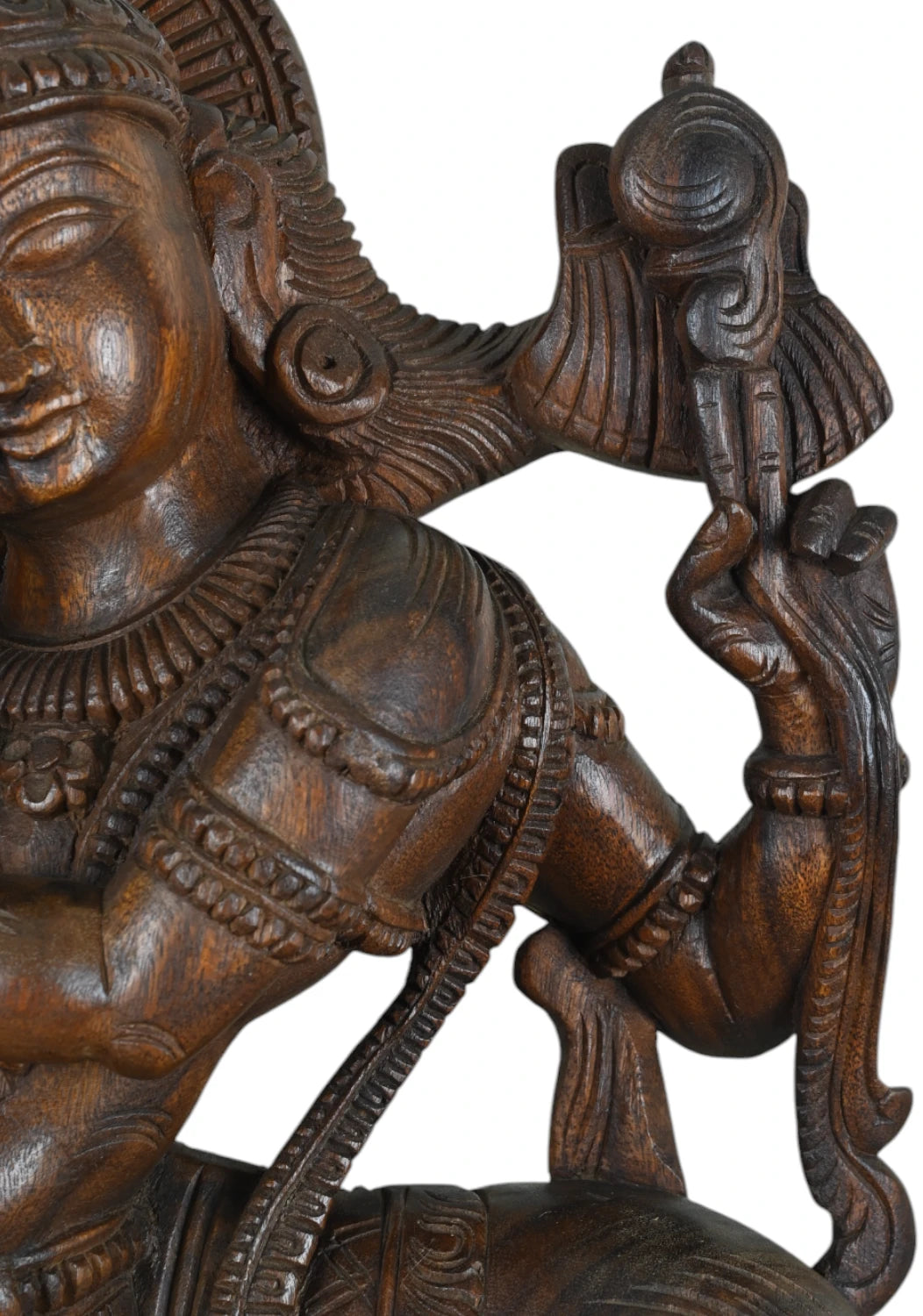 Lord Krishna Statue Playing Flute with Cow 36"