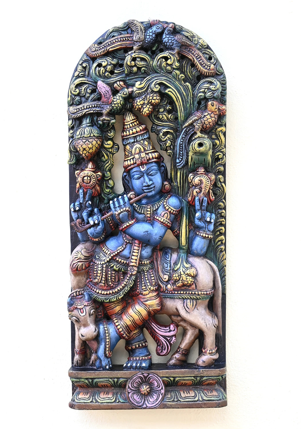 Wooden Krishna Statue_3