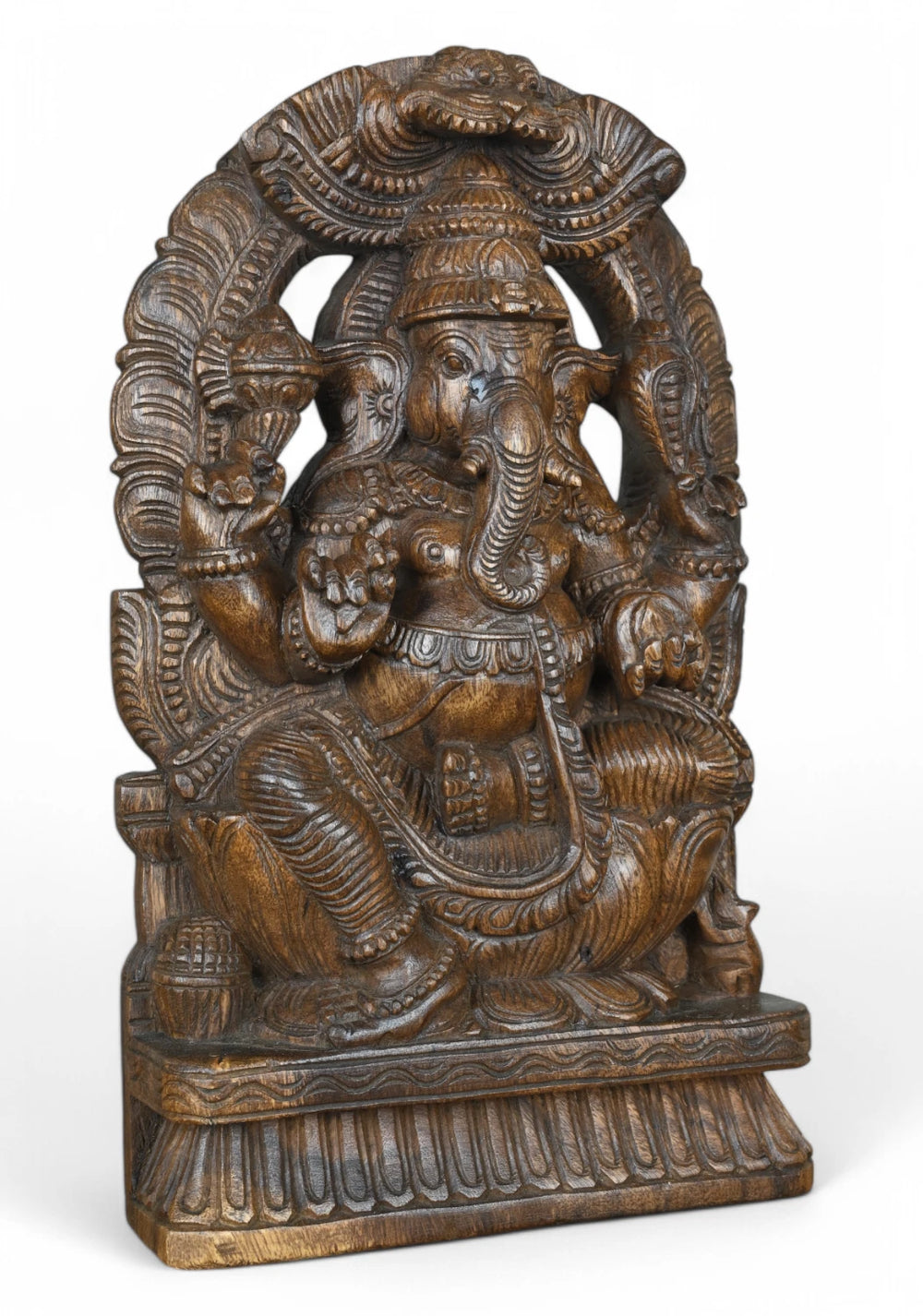 Wooden Ganesha statue_3