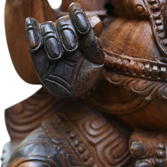 Beautiful Ganesh Holding Tusk 24"