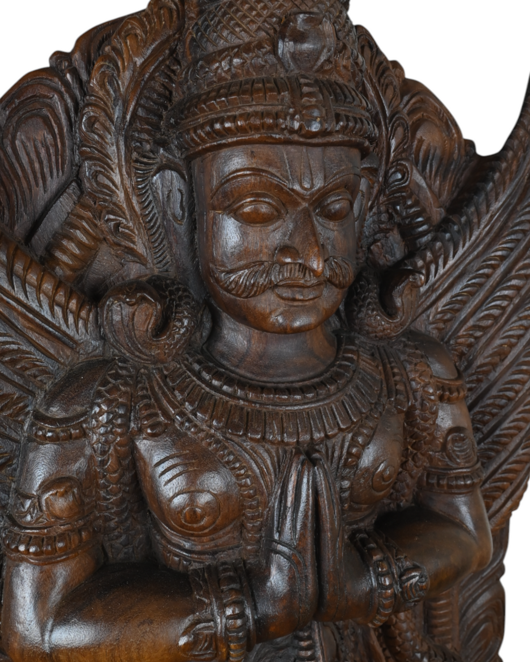 Hindu Deity Garuda in Devotional Worship 60"