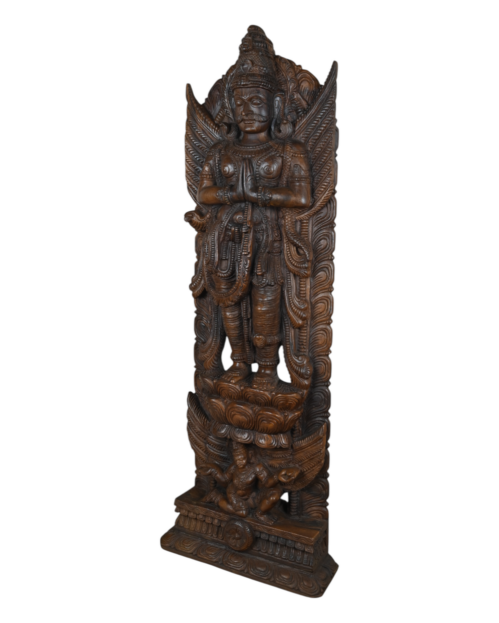 Hindu Deity Garuda in Devotional Worship 60"