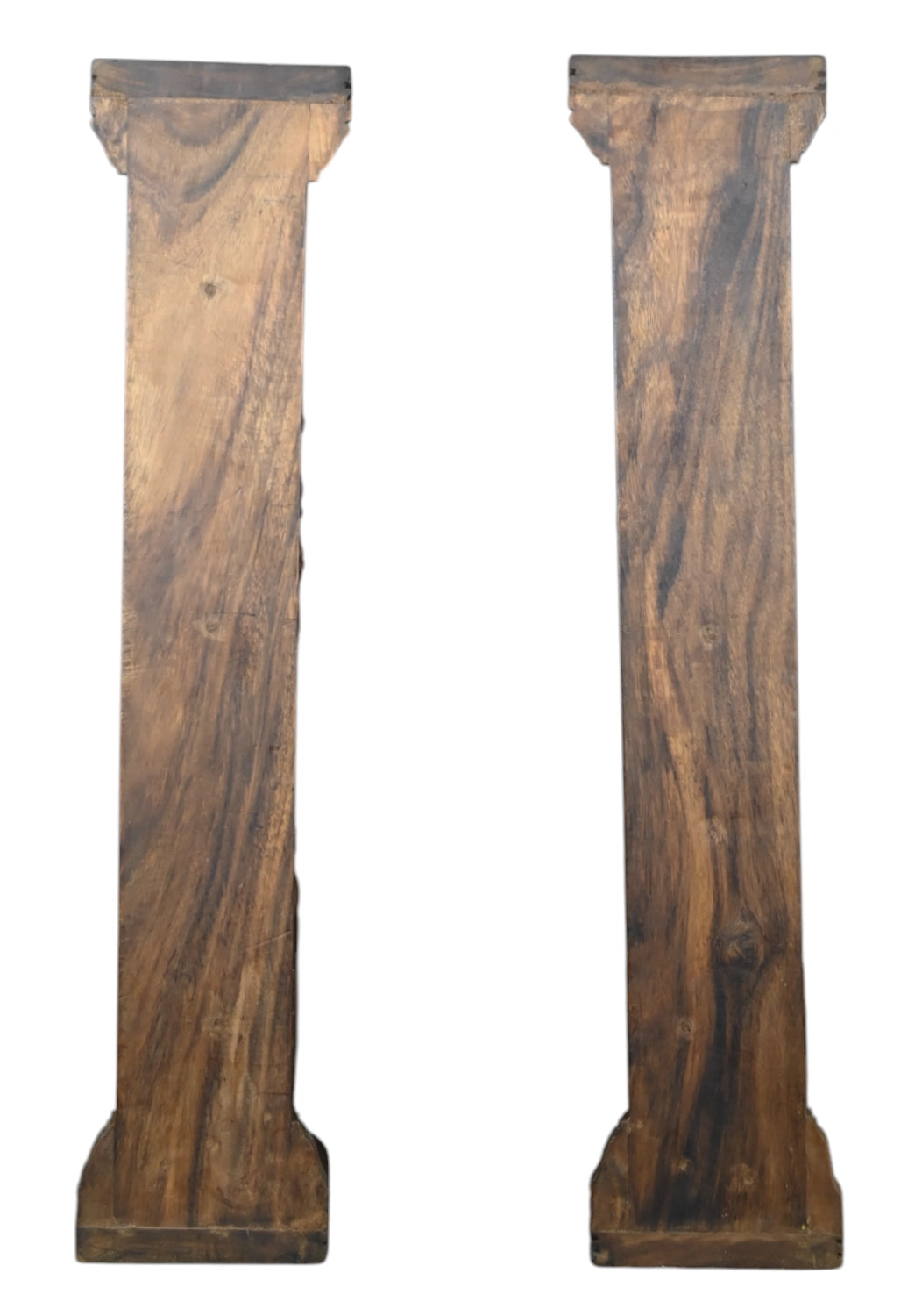 Vertical Big-sized Yali Brackets With Upraised Elepants 37"