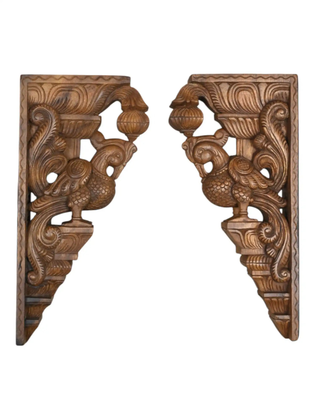 Hamsa wooden wall brackets