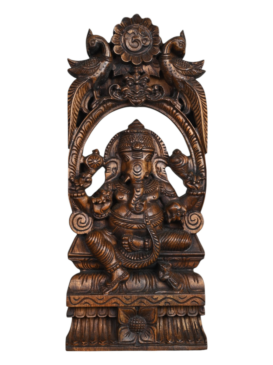 Ganesha wood panel