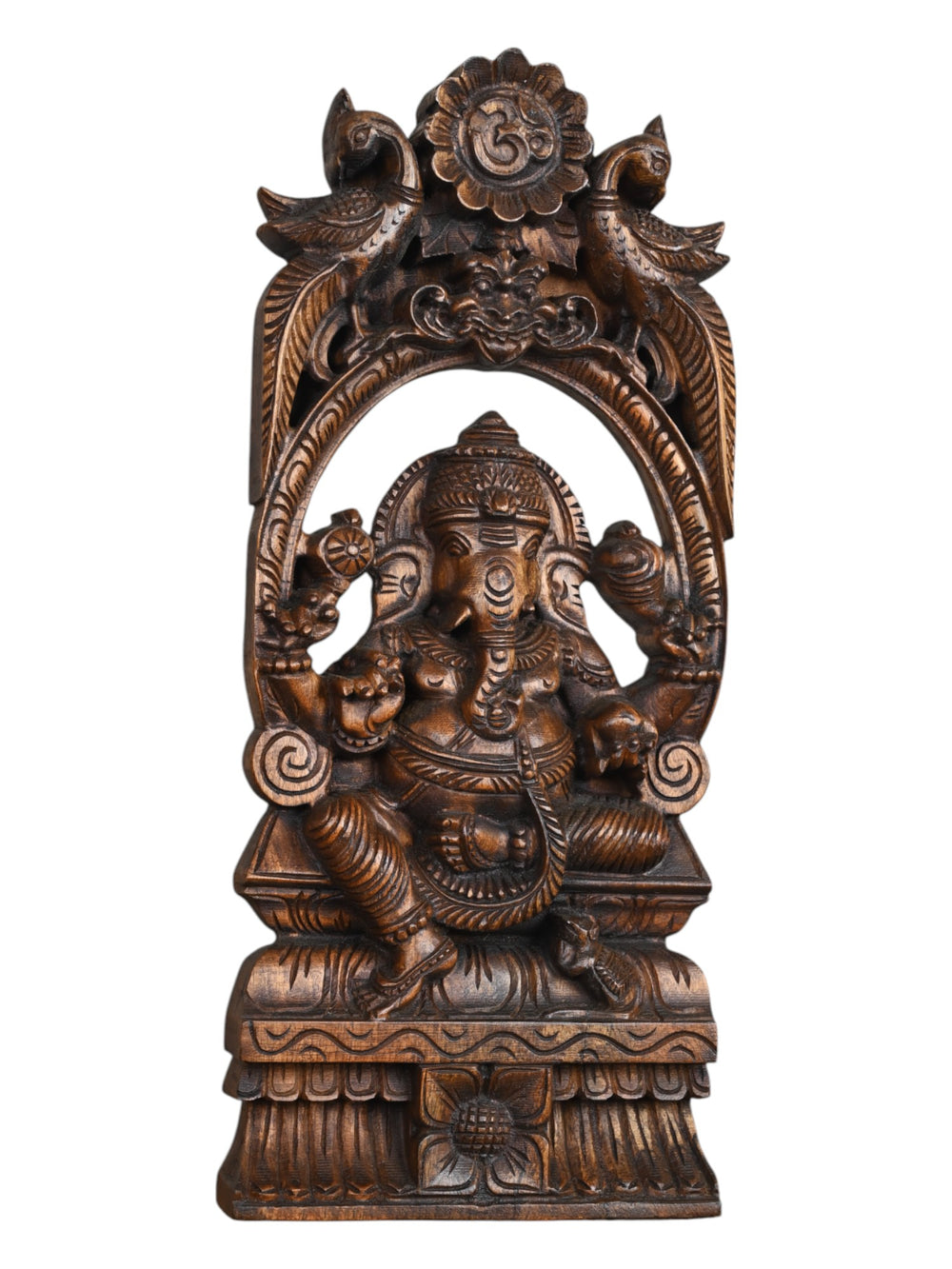 Ganesha wood panel