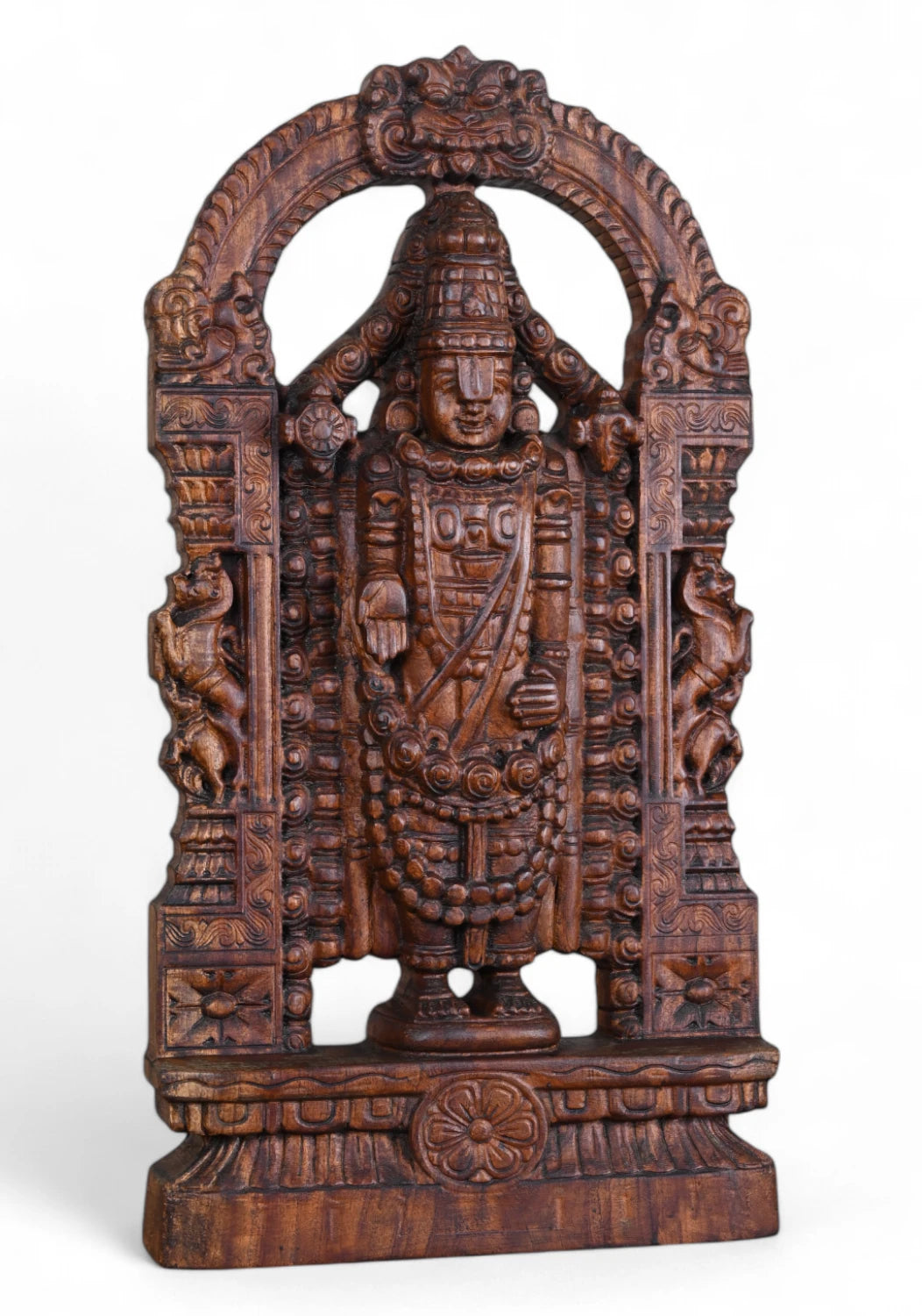 lord venkateswara wooden statue (2)