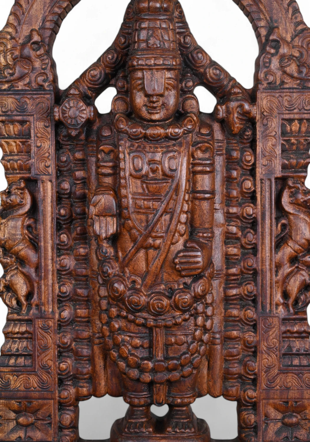 lord venkateswara wooden statue (4)