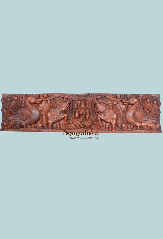 Wealthy Goddess with Annapakshi panel 48"