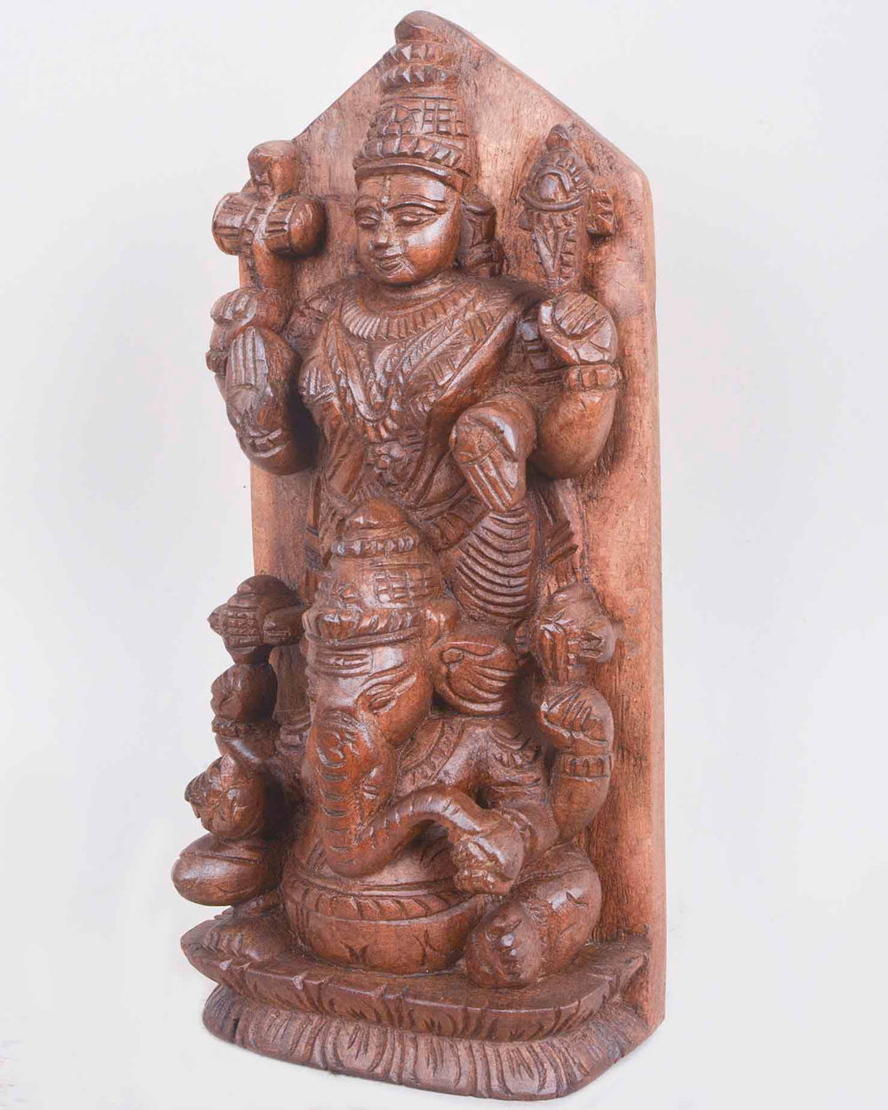 Lord Ganesh&His Mother Goddess Parvathi Wall Mount 13"