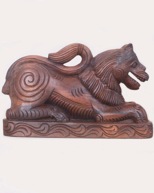 Two Paired Lion Home Decor Wall Mounts 12"